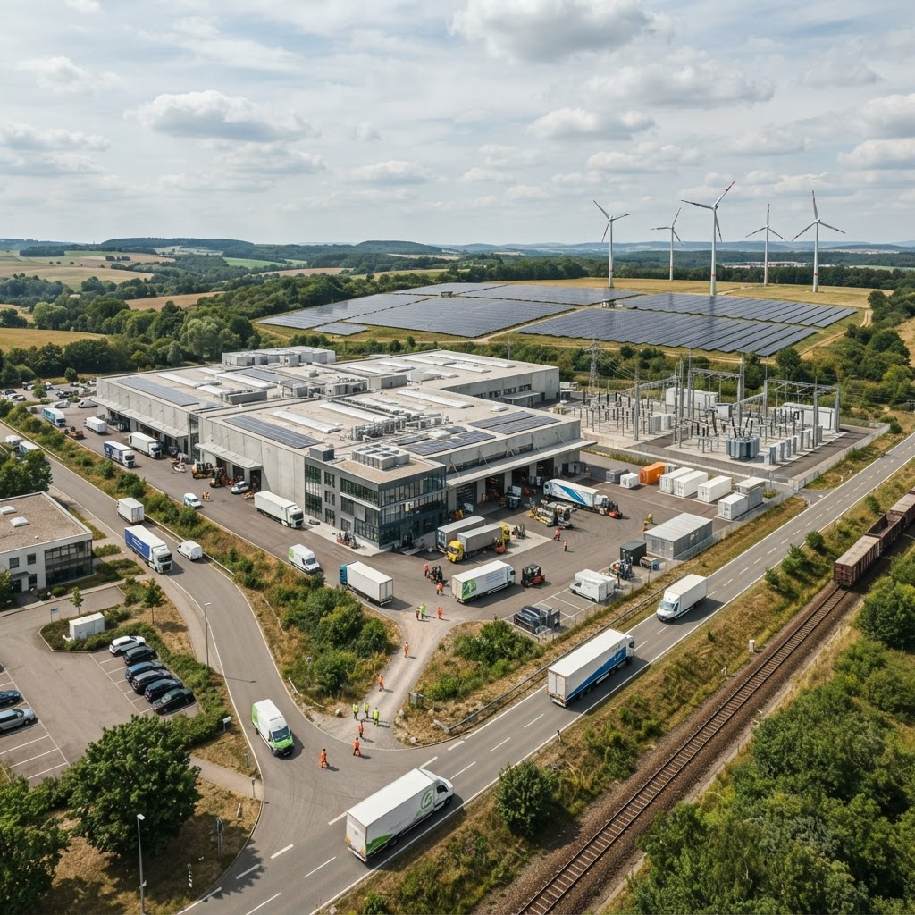 Manufacturing, energy and logistics infrastructure in an industrial transition pathway